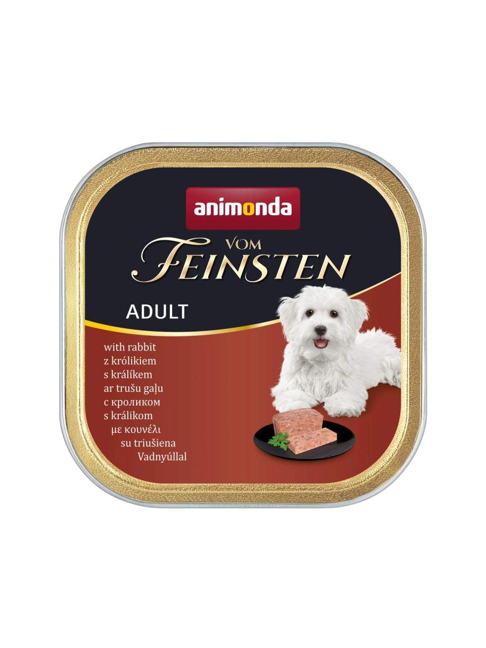 ANIMONDA Dog Vom Feinsten Adult smak: królik 22x150g