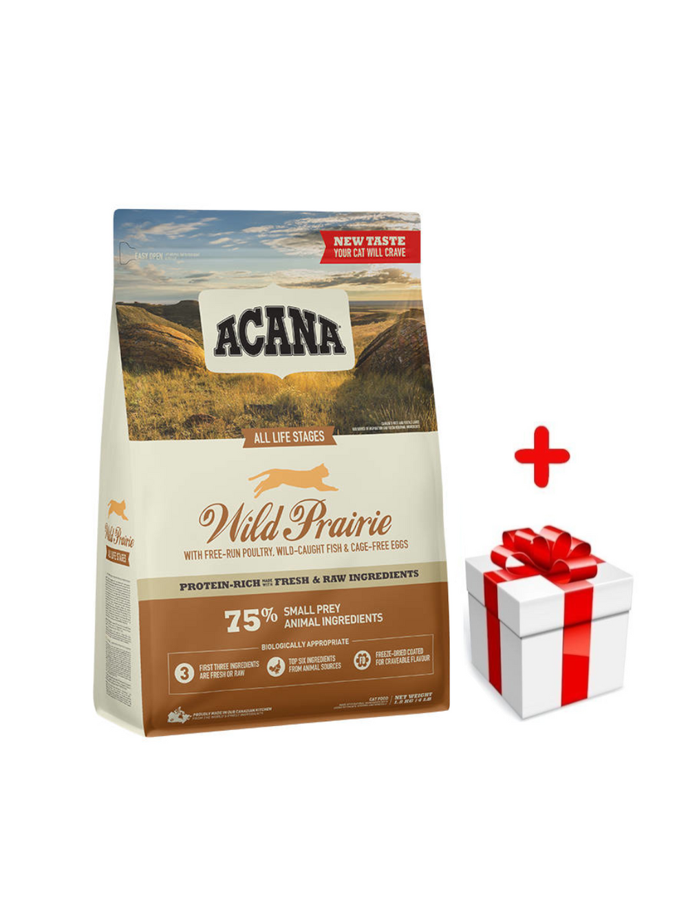 ACANA Wild Prairie Cat 1,8kg + niespodzianka dla kota GRATIS!