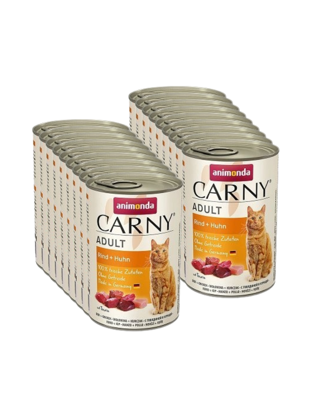 ANIMONDA Cat Carny Adult smak: wołowina i kurczak 18x400g