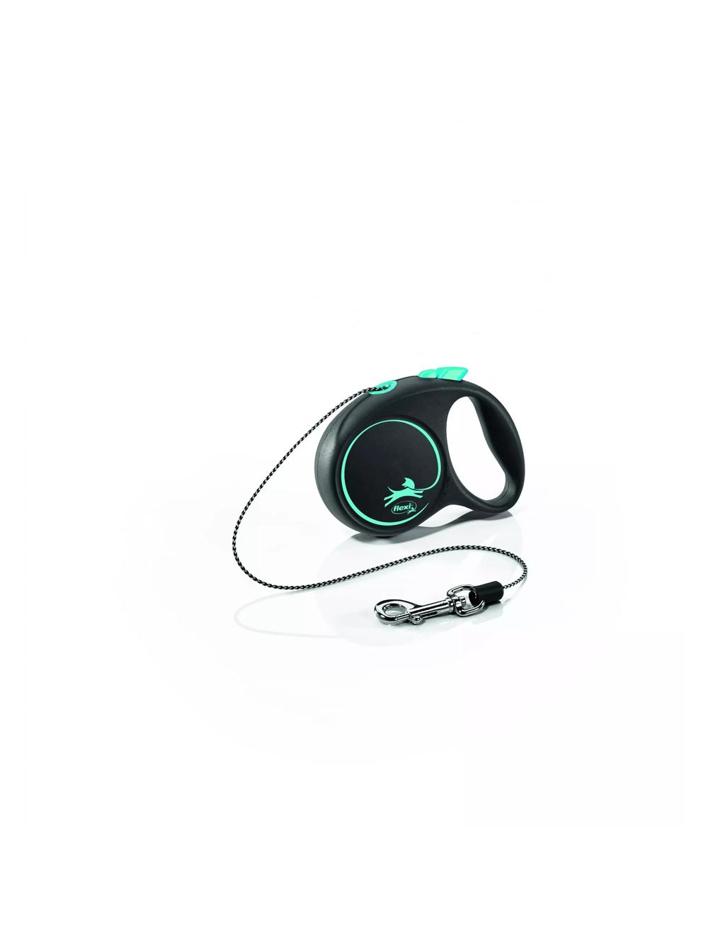 FLEXI Smycz oryginalna Black Design niebieska XS - 3m do 8kg - linka