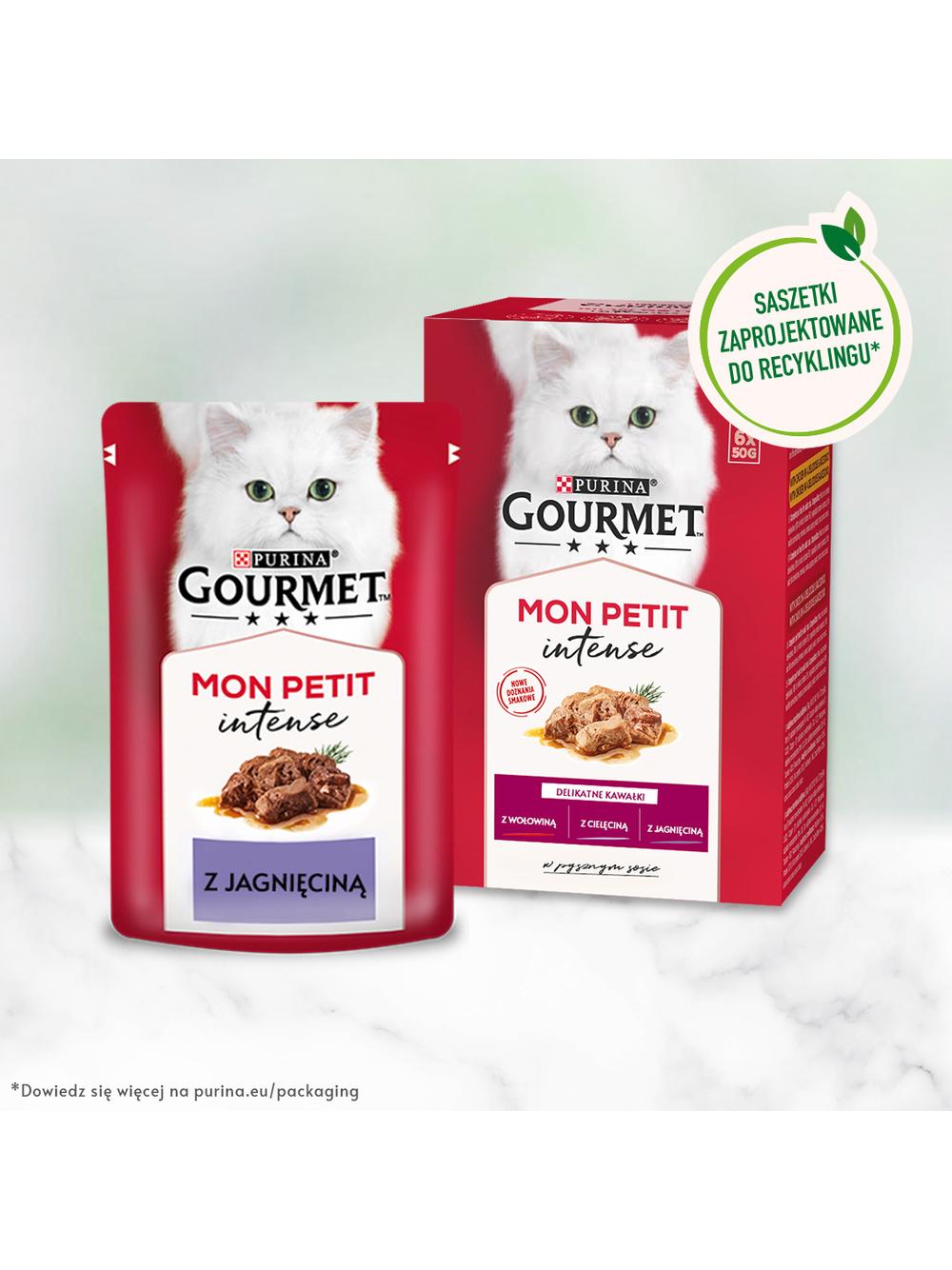 GOURMET mon Petit Pokarm dla kotów - MIX Mięsny 48x50g