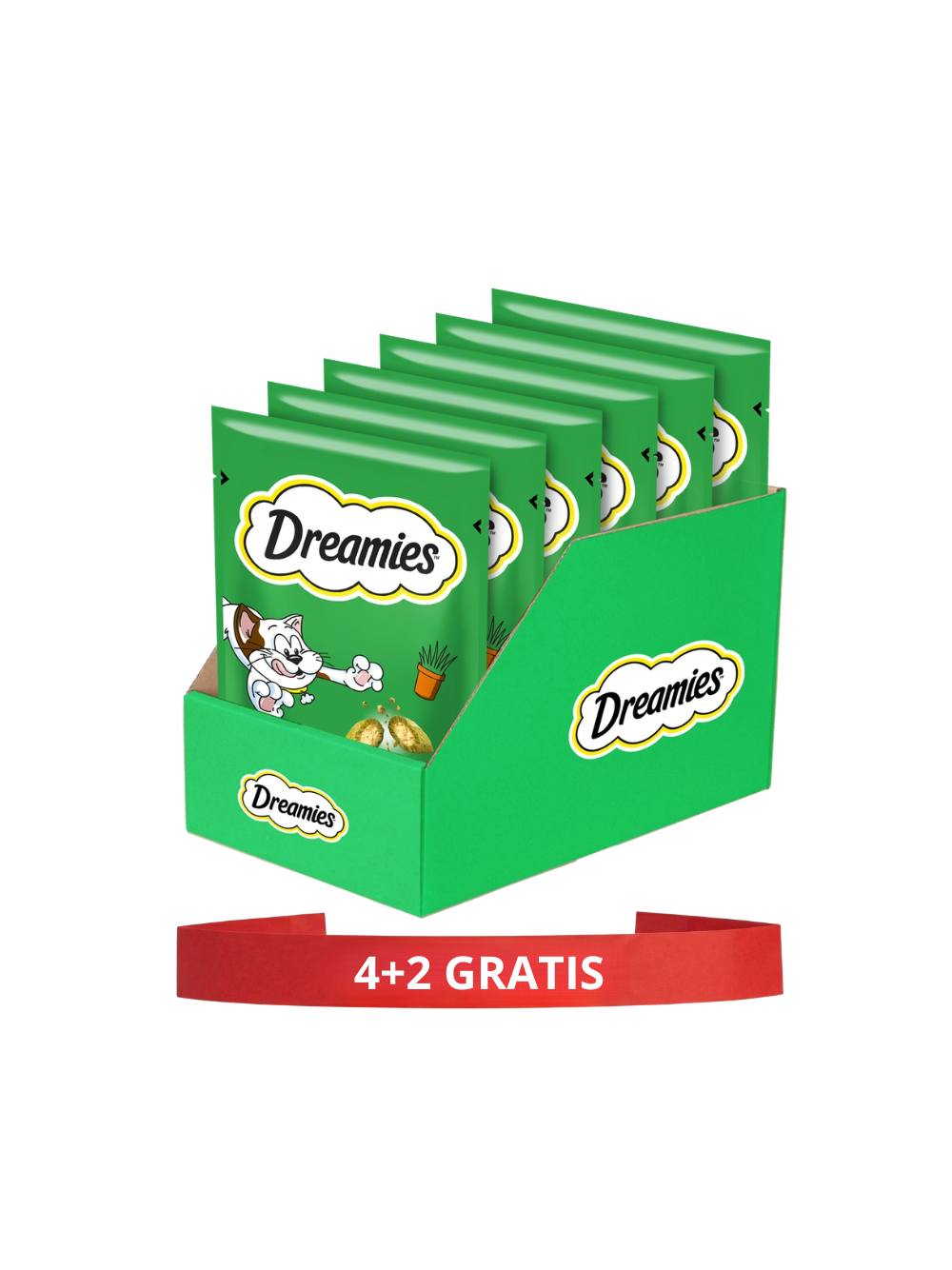 DREAMIES 6x60g - przysmak dla kota z kocimiętką