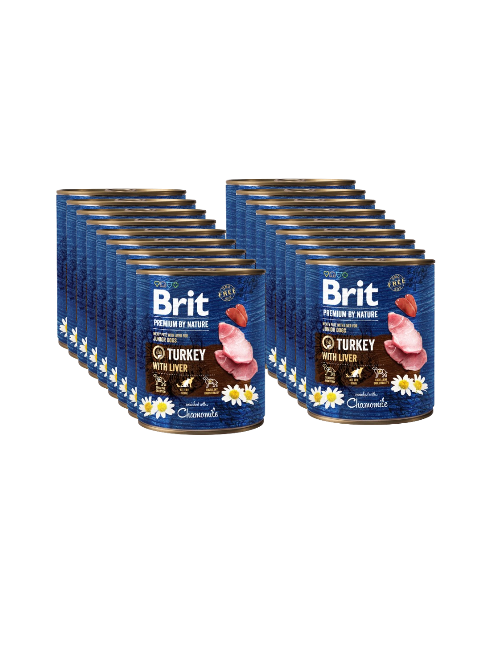 Brit Premium by Nature Turkey With Liver 18x800g