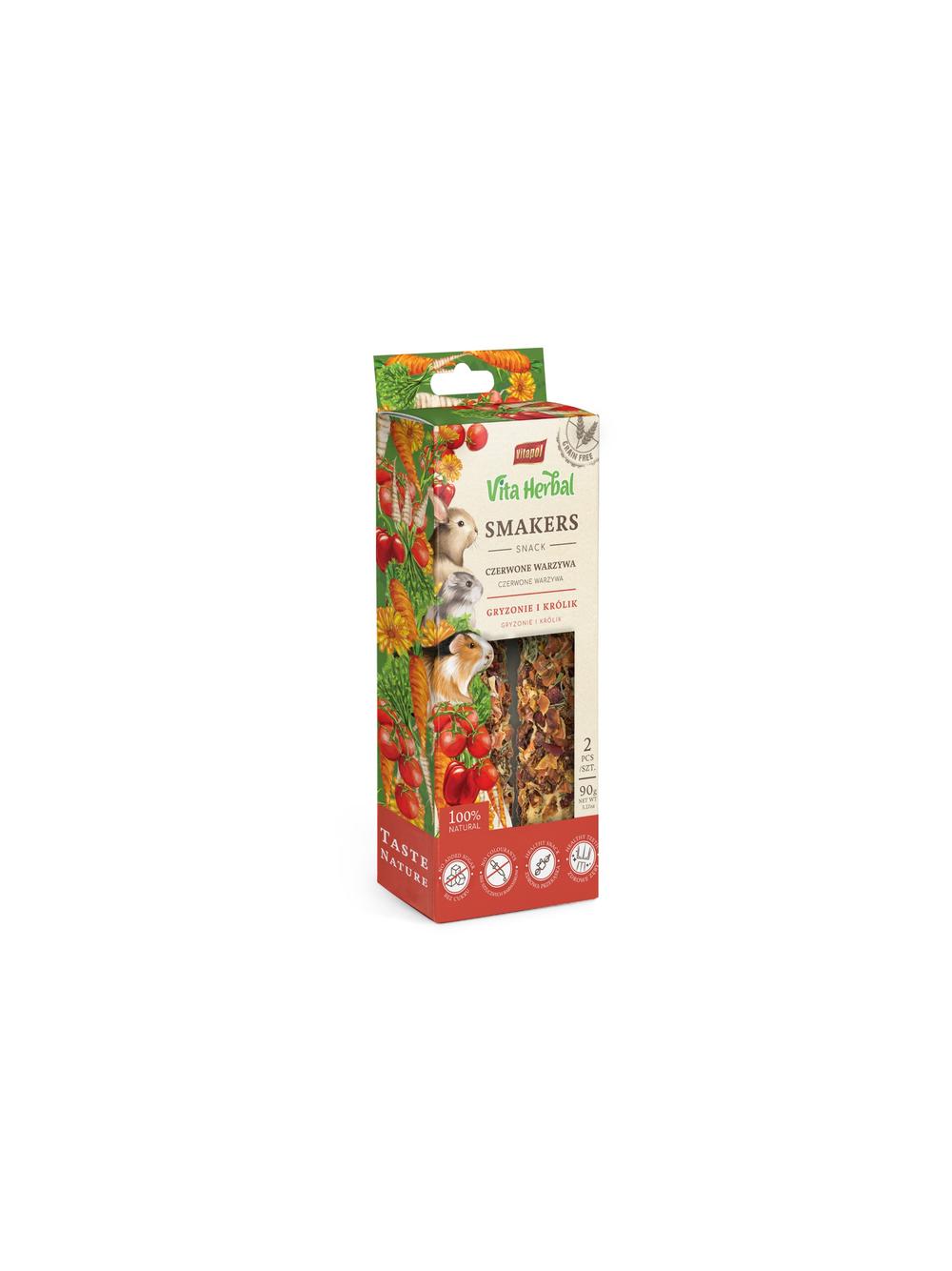 VITAPOL Vita Herbal Smakers czerwone warzywa 2 szt.
