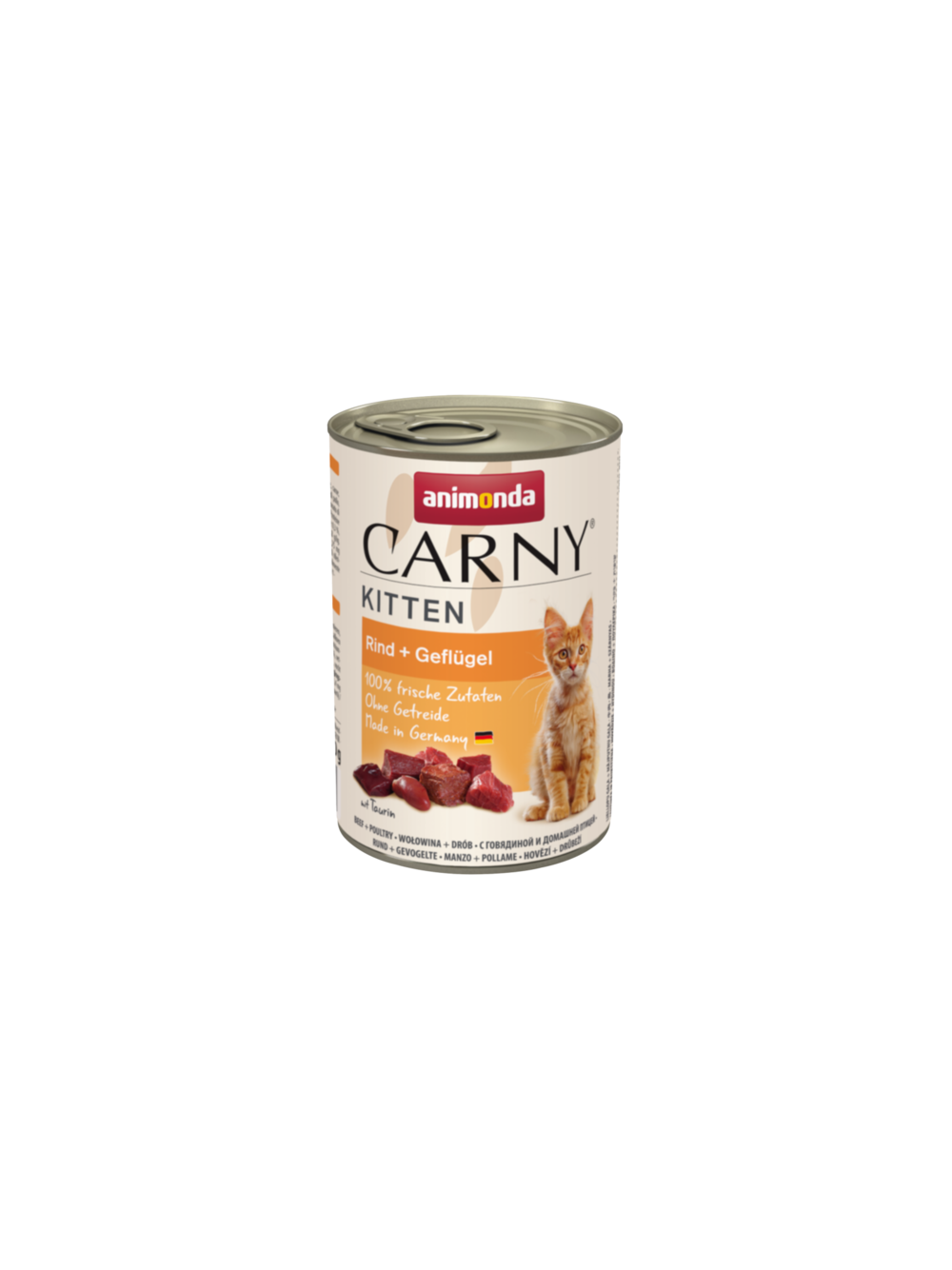 ANIMONDA Cat Carny Kitten smak: wołowina, drób 6x400g