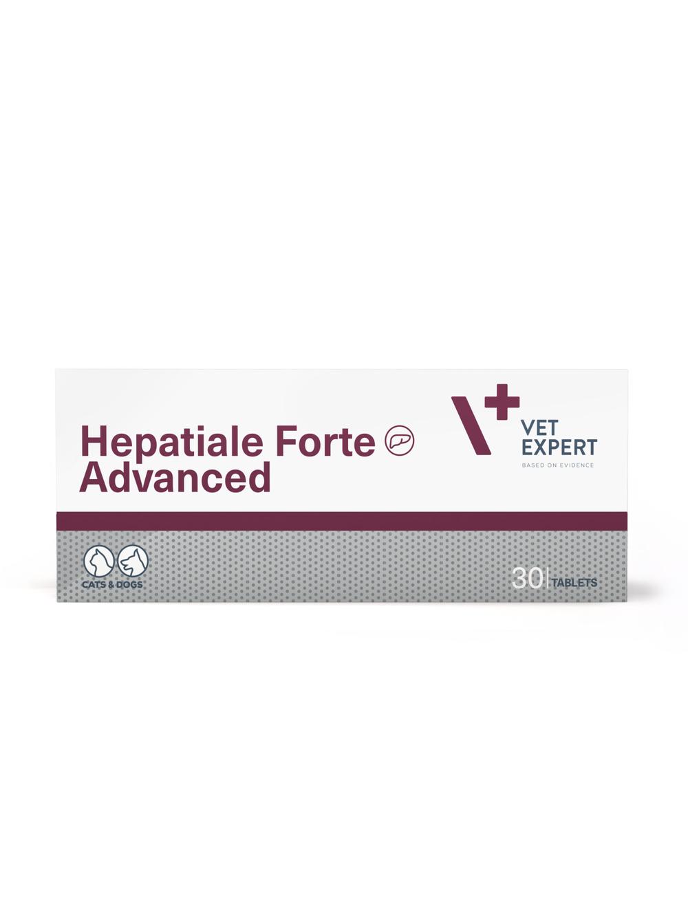 VETEXPERT Hepatiale Forte Advanced 30 tab + NIESPODZIANKA DLA PSA GRATIS!!