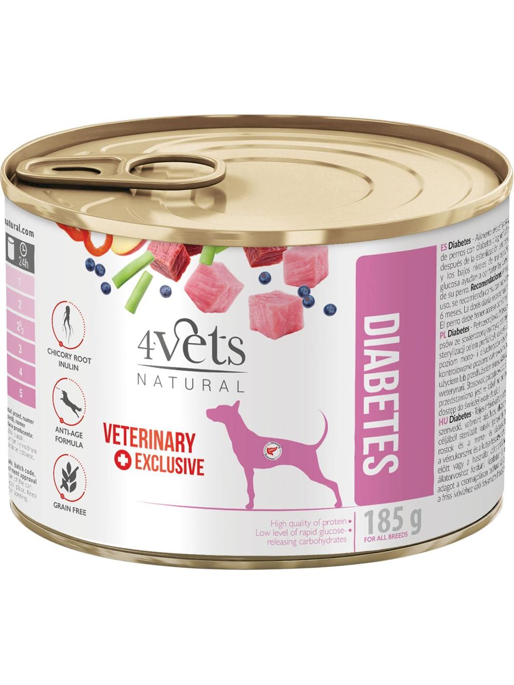 4Vets Dog Diabetes 6x185g