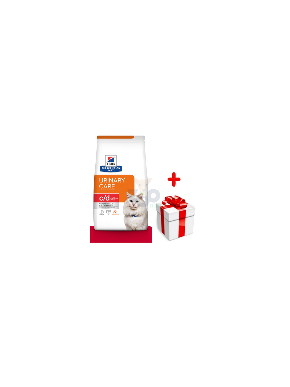 HILL'S PD Prescription Diet Feline c/d Kurczak Urinary Stress 3kg + niespodzianka dla kota GRATIS!