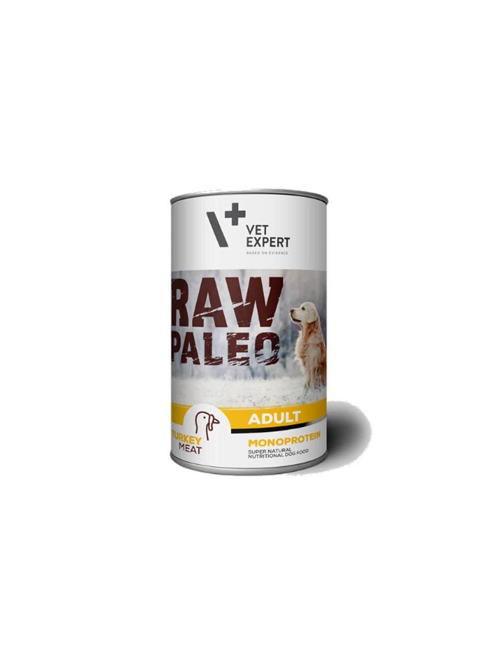 Vetexpert RAW PALEO adult turkey 12x400g - indyk puszka