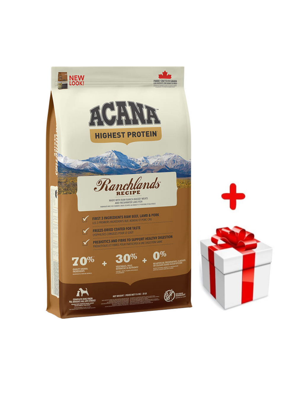 ACANA Ranchlands Dog 11,4kg + niespodzianka dla psa GRATIS!