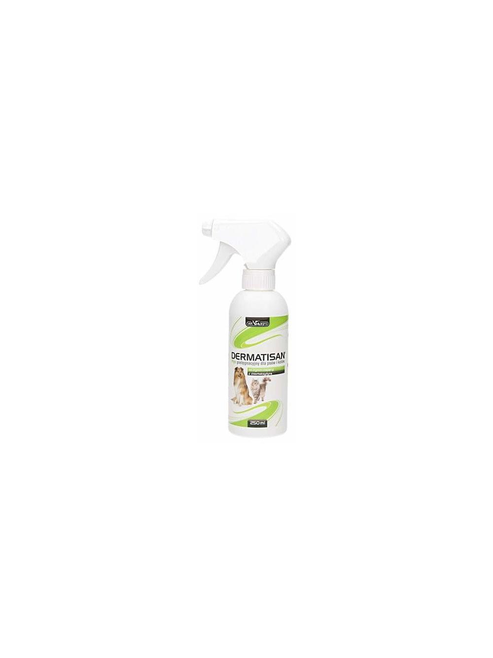 Dermatisan płyn oczyszczający z chlorheksydyną do pielęgnacji skóry psów i kotów 250ml