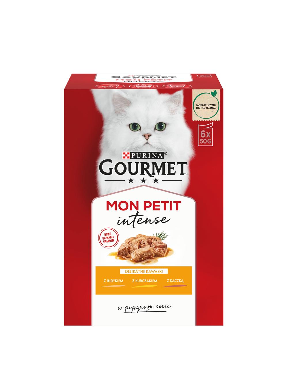 GOURMET mon Petit Pokarm dla kotów - MIX Drobiowy 36x50g