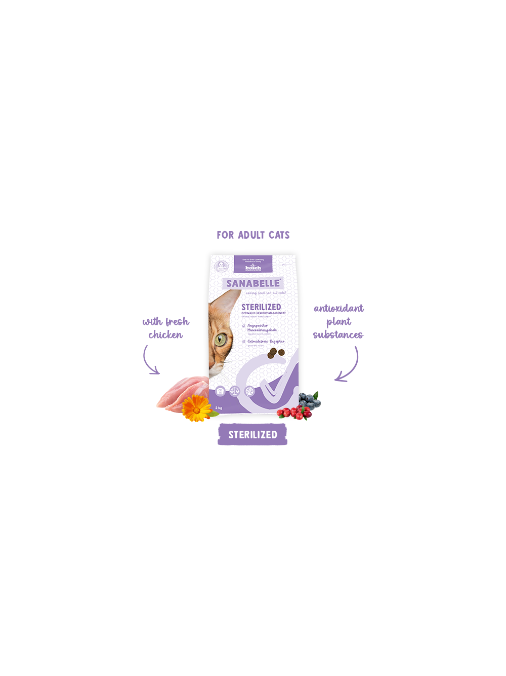 BOSCH Sanabelle Sterilized 8kg