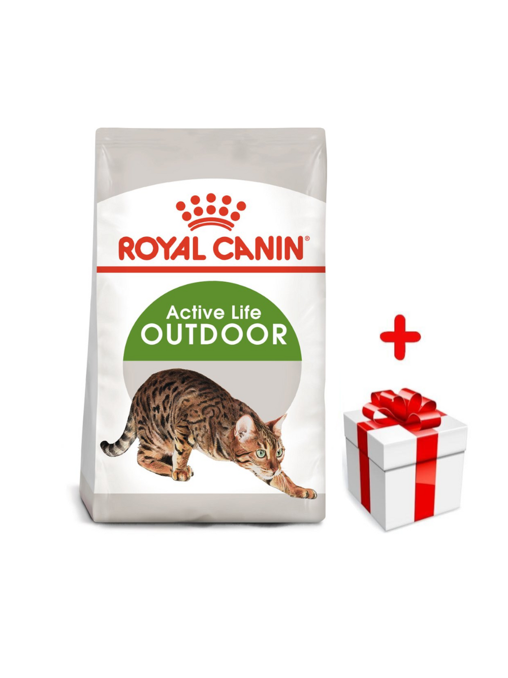 ROYAL CANIN  Outdoor 30 4kg karma sucha dla kotów dorosłych, wychodzących na zewnątrz + niespodzianka dla kota GRATIS