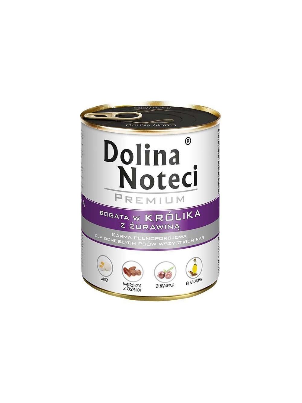 Dolina Noteci Premium Królik z żurawiną 800g