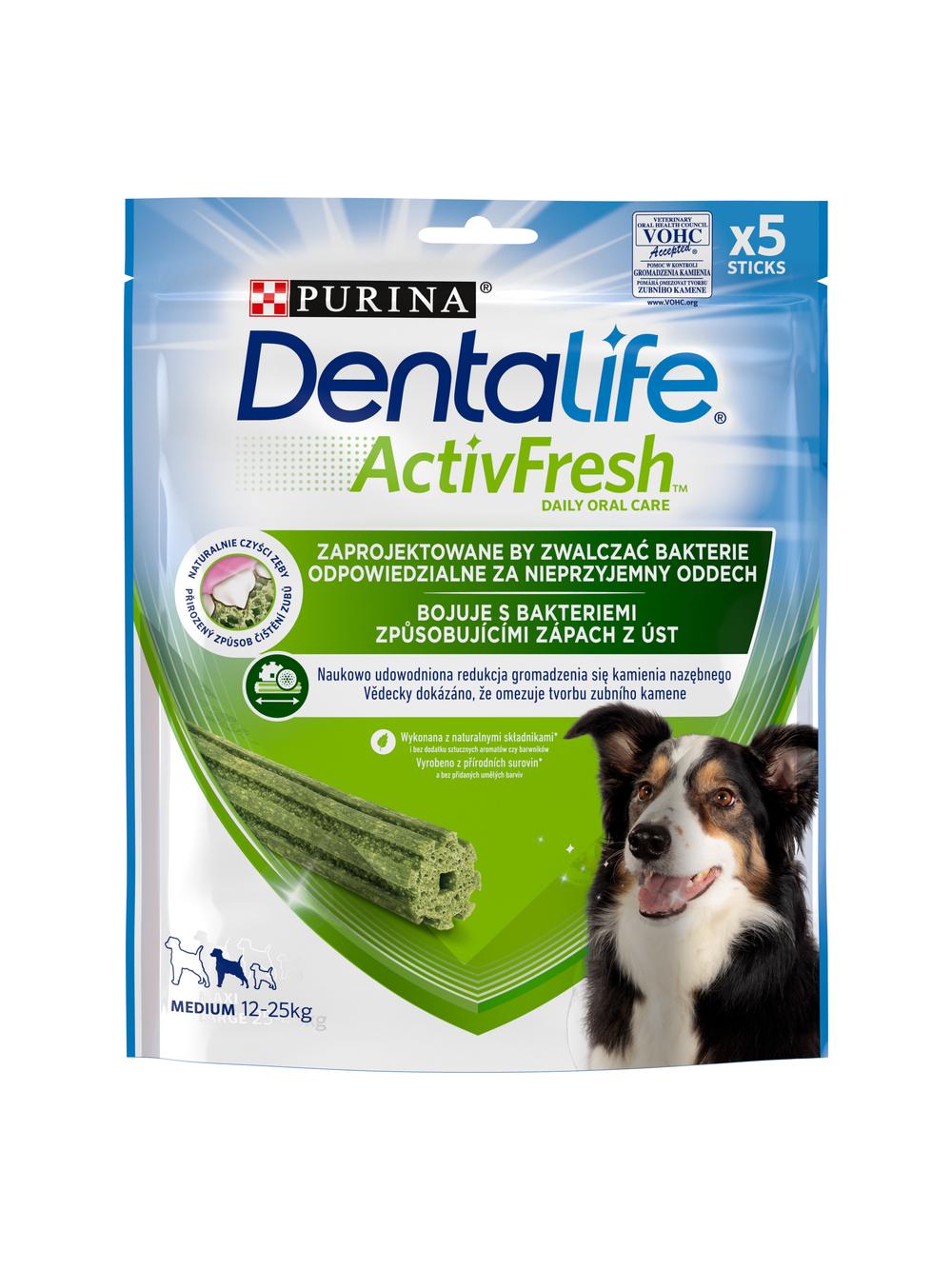 Purina Dentalife Activefresh Medium 115g+115g GRATIS