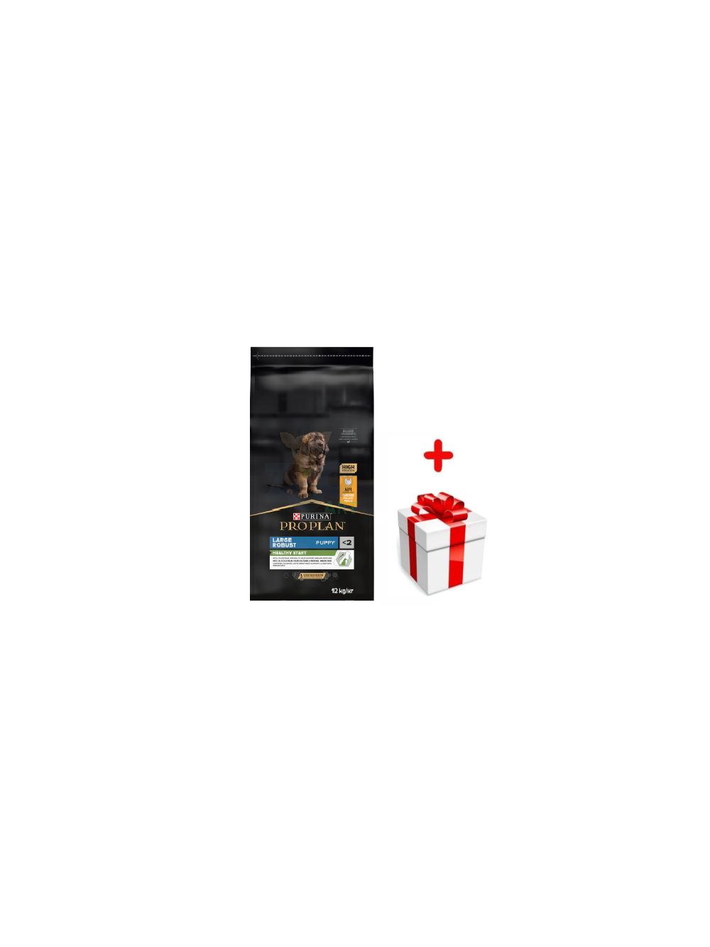 Purina Pro Plan Large Puppy Robust Optistart, kurczak i ryż 12kg  + niespodzianka dla psa GRATIS!
