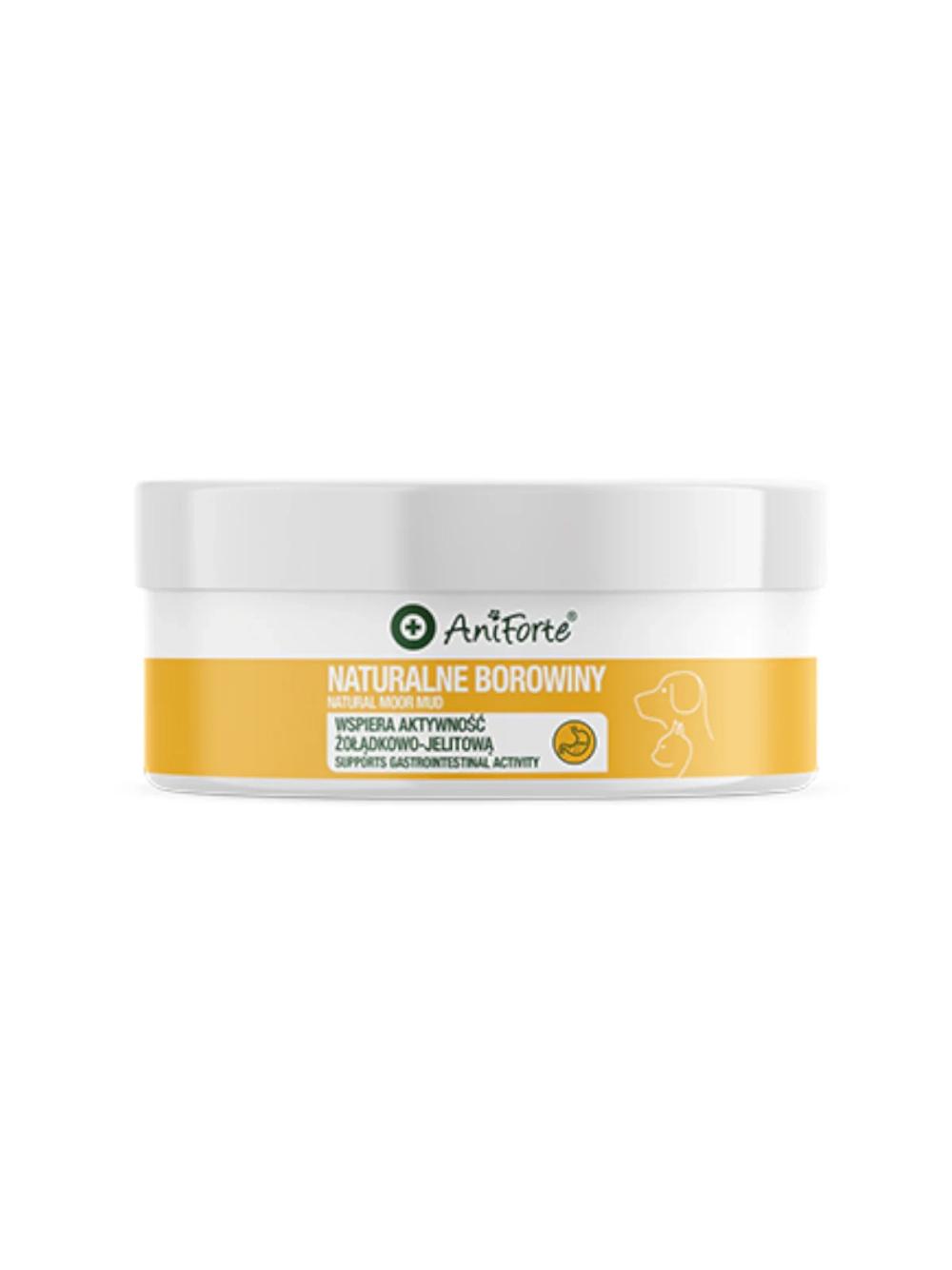 AniForte Naturalne borowiny Wsparcie układu pokarmowego - suplementy dla psa i kota 300g