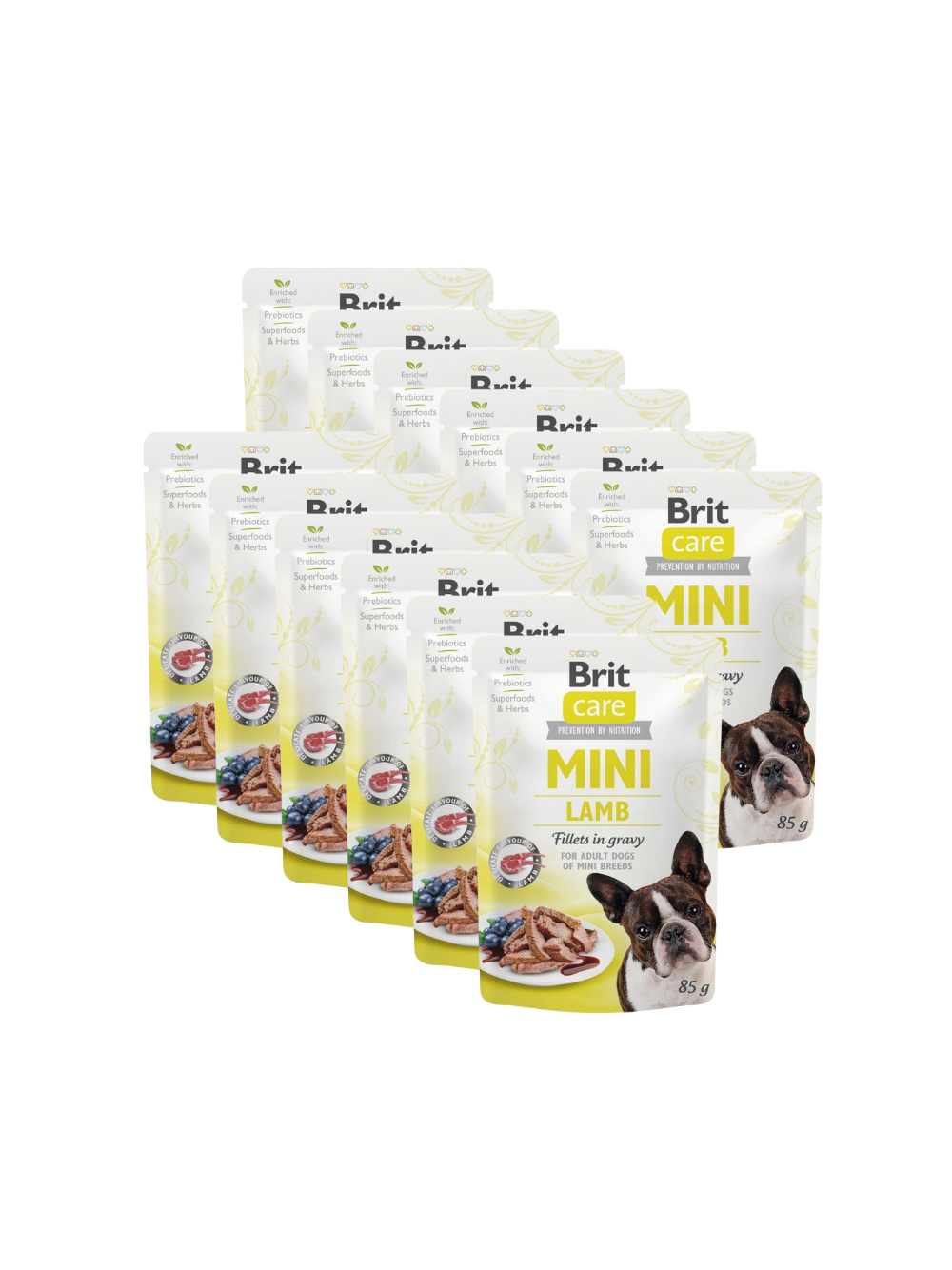 Brit Care Mini Lamb fillets in gravy 12x85g