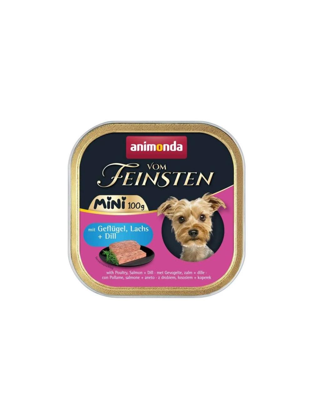 ANIMONDA Vom Feinsten mini adult  drób/łosoś/koperek 100g