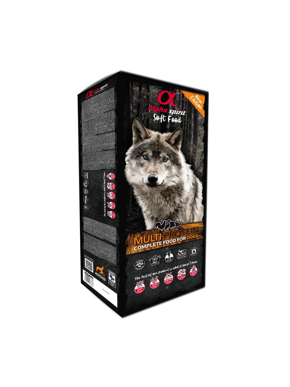 ALPHA SPIRIT MULTIPROTEIN Dog Food 9kg (miękka)