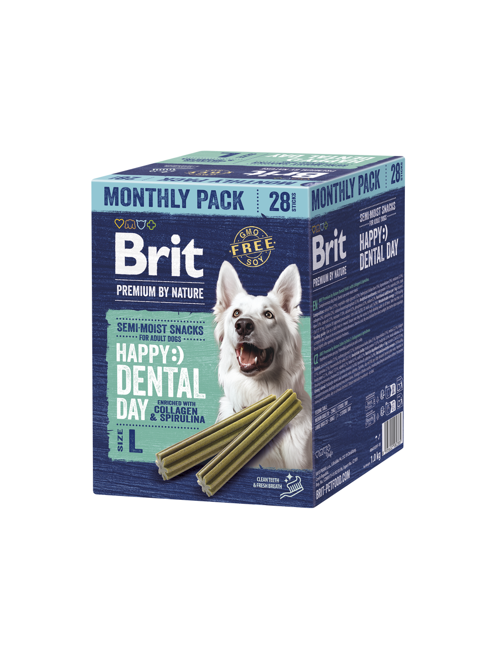 Brit Premium by Nature Dog Dental Snacks L, 28szt