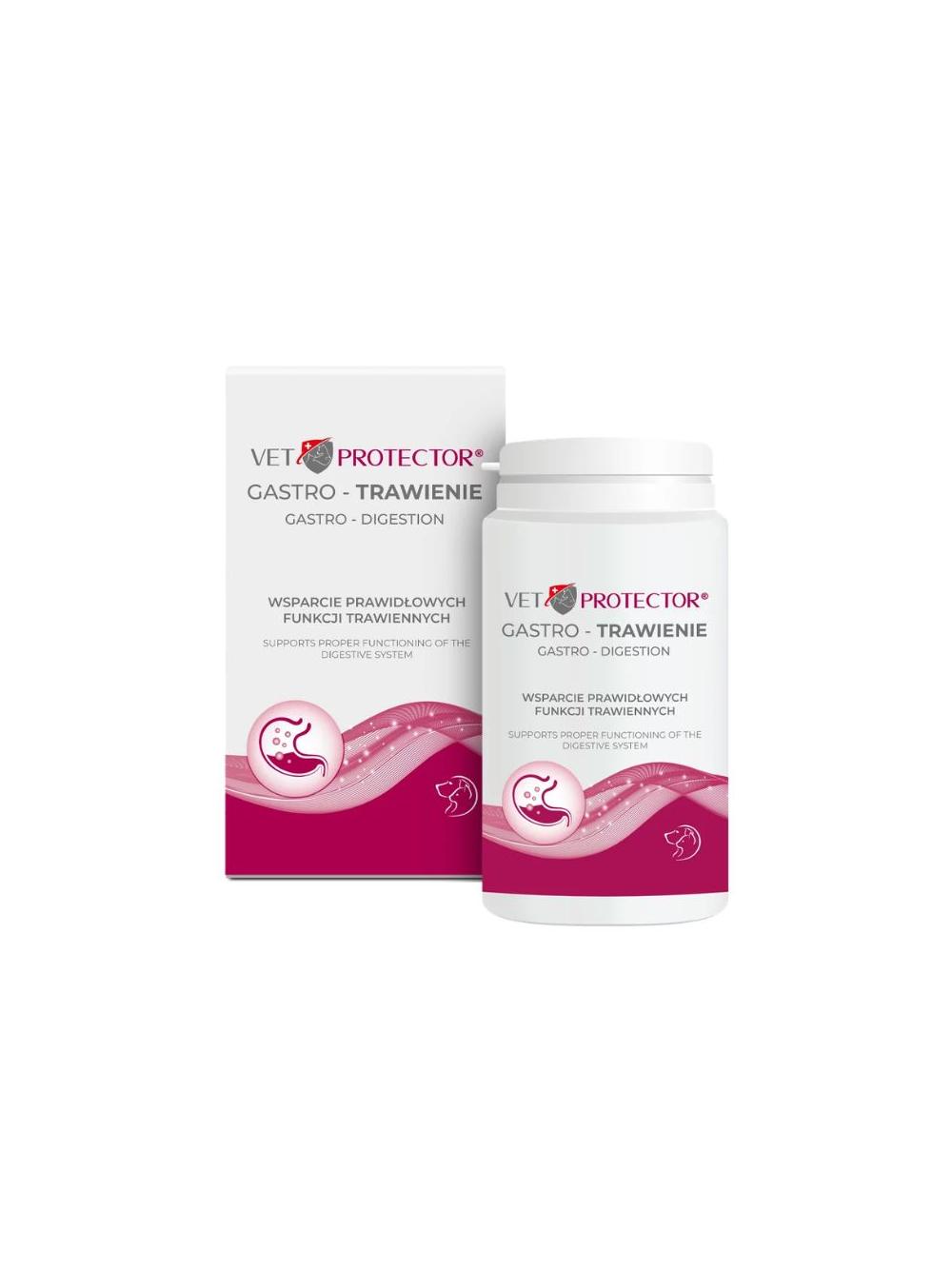 VET PROTECTOR® GASTRO – TRAWIENIE – wsparcie trawienia u psów i kotów 150 g