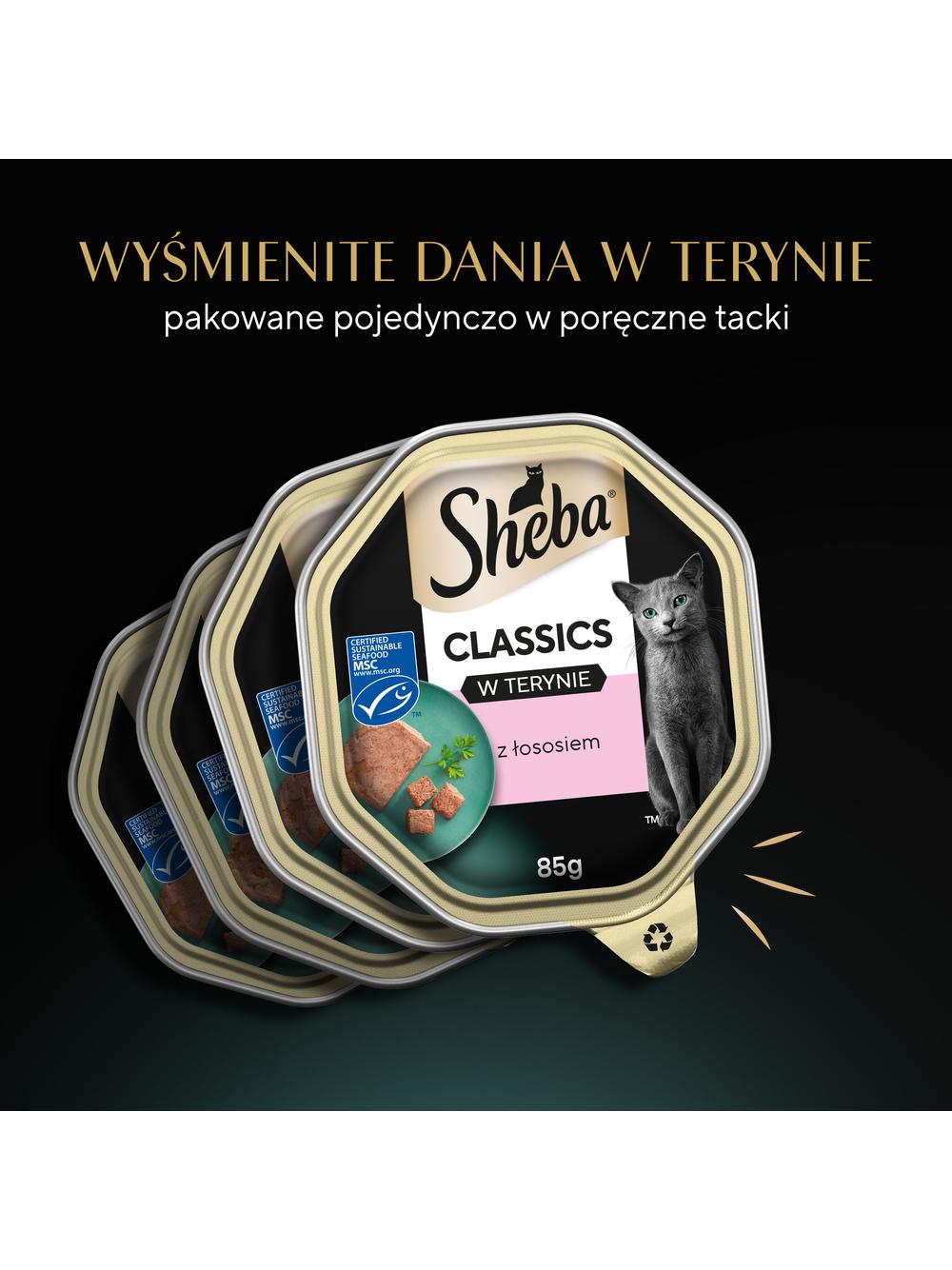SHEBA Classics Rybne Smaki tacki 32x85g