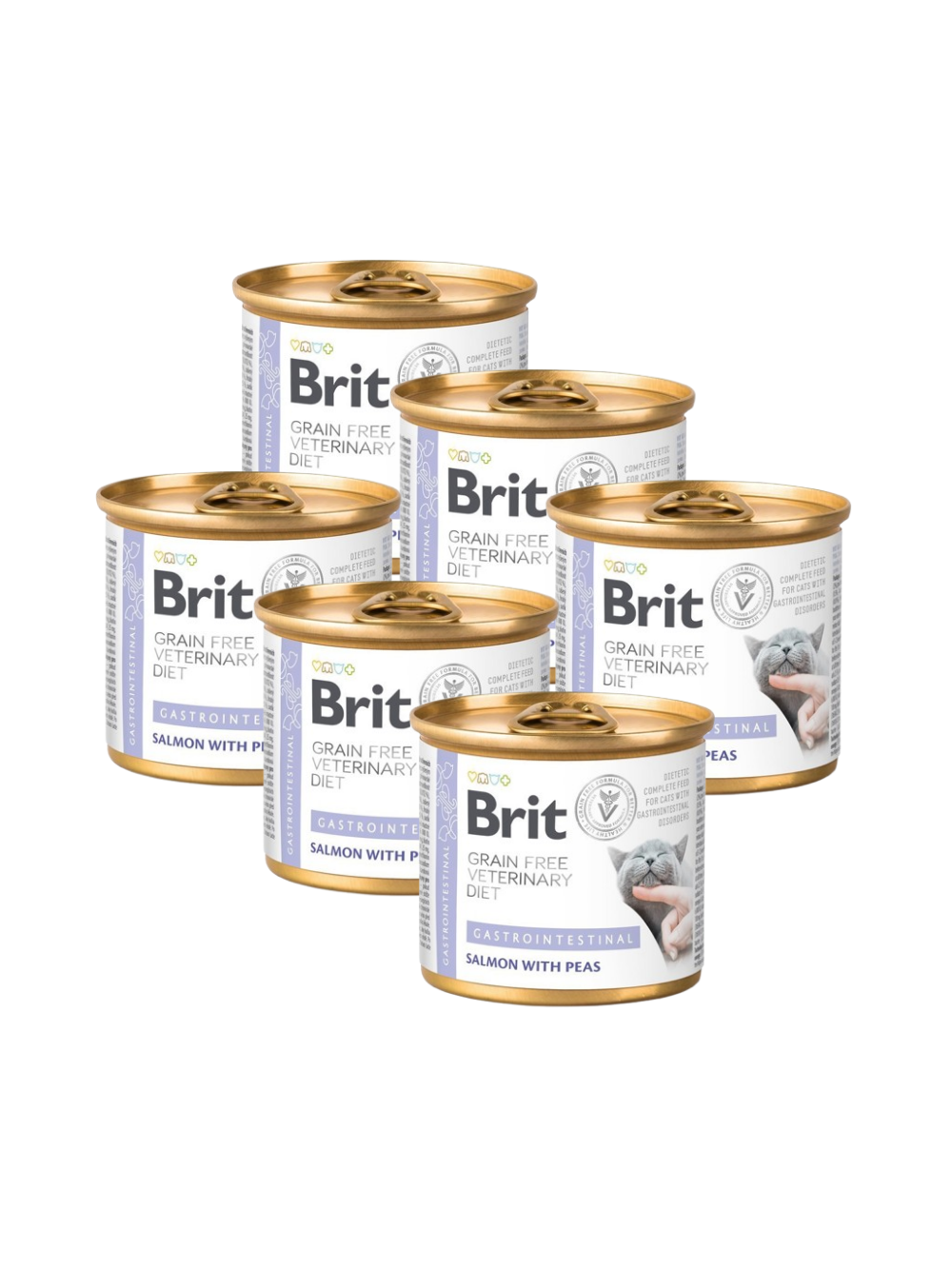 Brit gf veterinary diets cat Gastrointestinal 6x200g