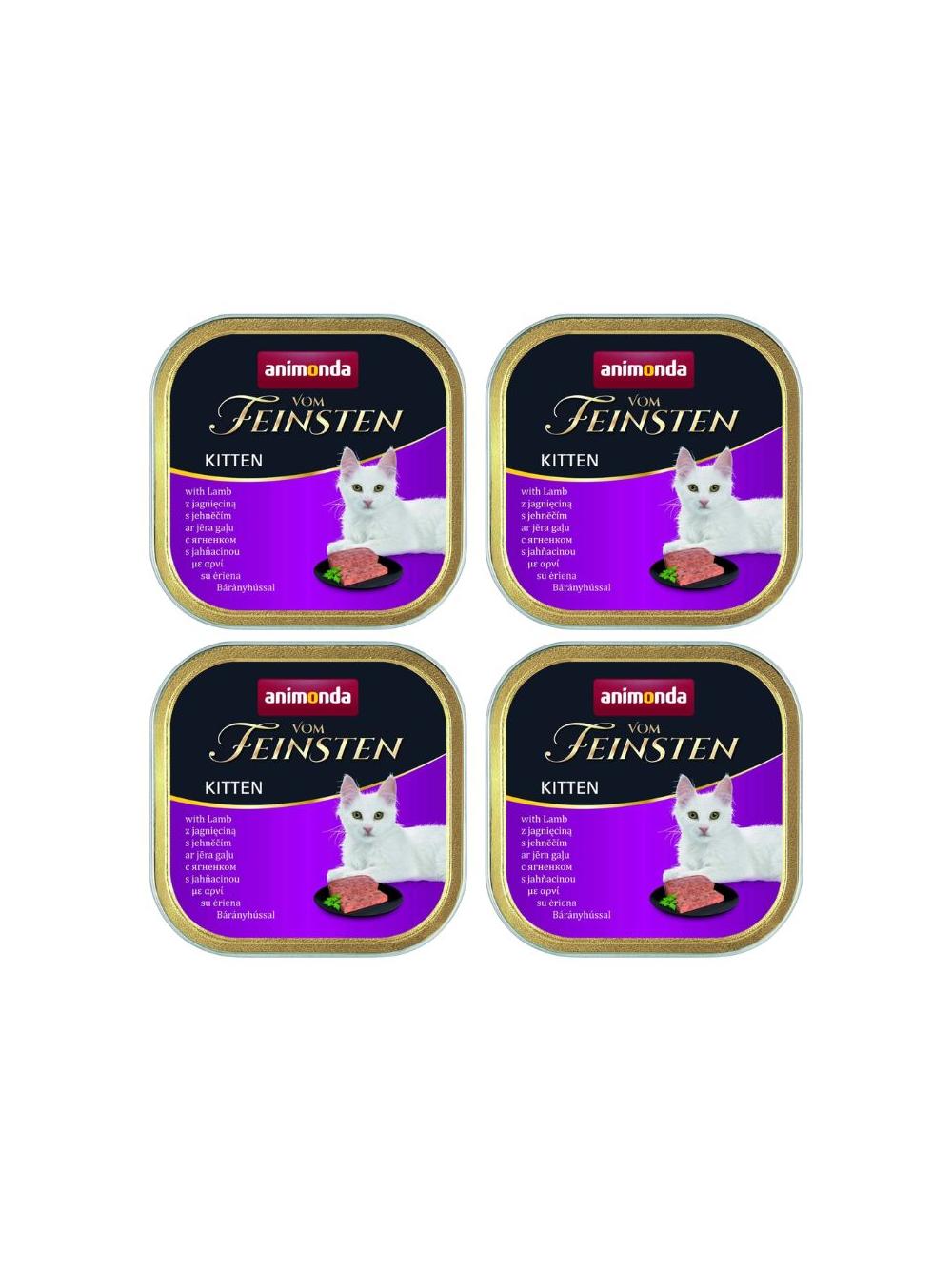 ANIMONDA Vom Feinsten Kitten smak: z jagnięciną 6 x 100g