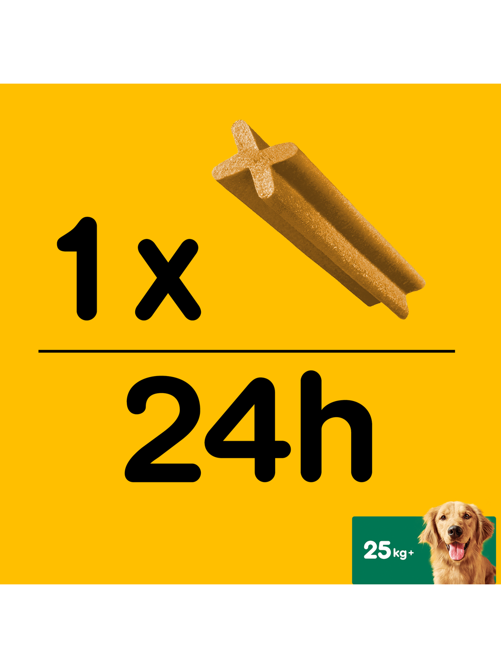 PEDIGREE DentaStix (duże rasy) przysmak dentystyczny dla psów 28 szt. - 4x270g