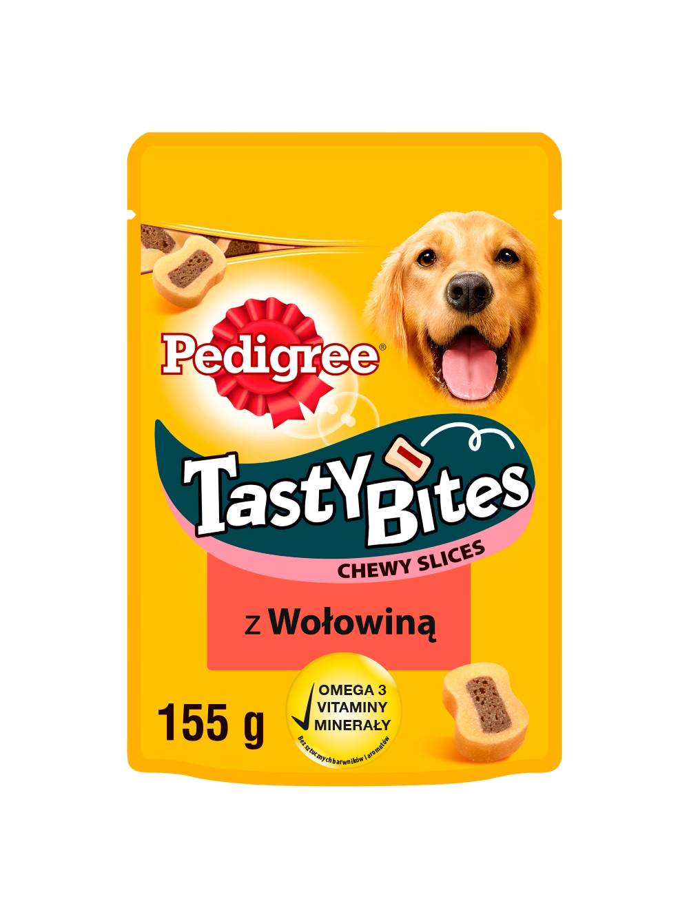 PEDIGREE Tasty Minis 6x155g - przysmak dla dorosłych psów, o smaku wołowiny i drobiu