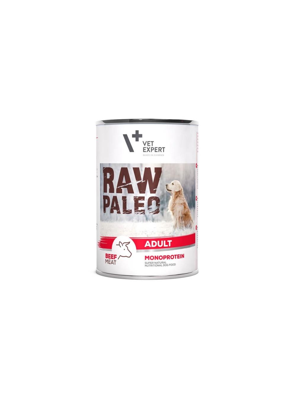 Vetexpert Raw Paleo Adult Beef 18x400g - wołowina puszka