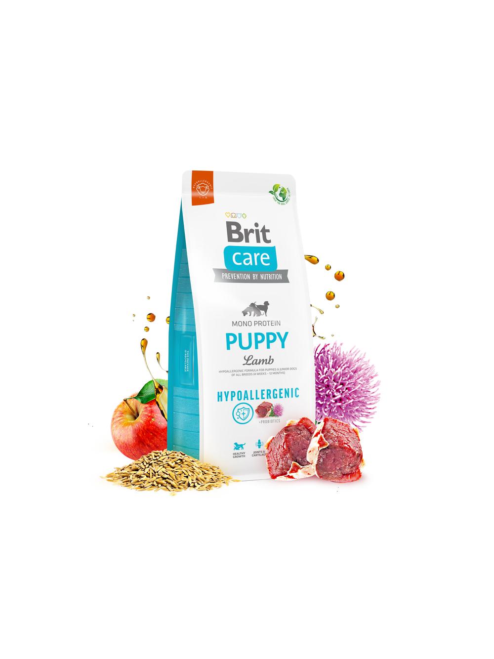 BRIT CARE Hypoallergenic Puppy Lamb 12kg/ opakowanie uszkodzone (8732)!!!
