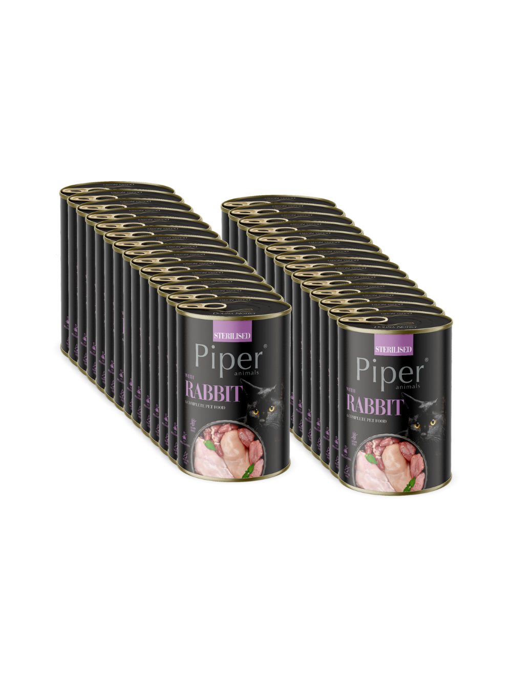DOLINA NOTECI Piper dla kotów sterilizowanych z królikiem 24x400g