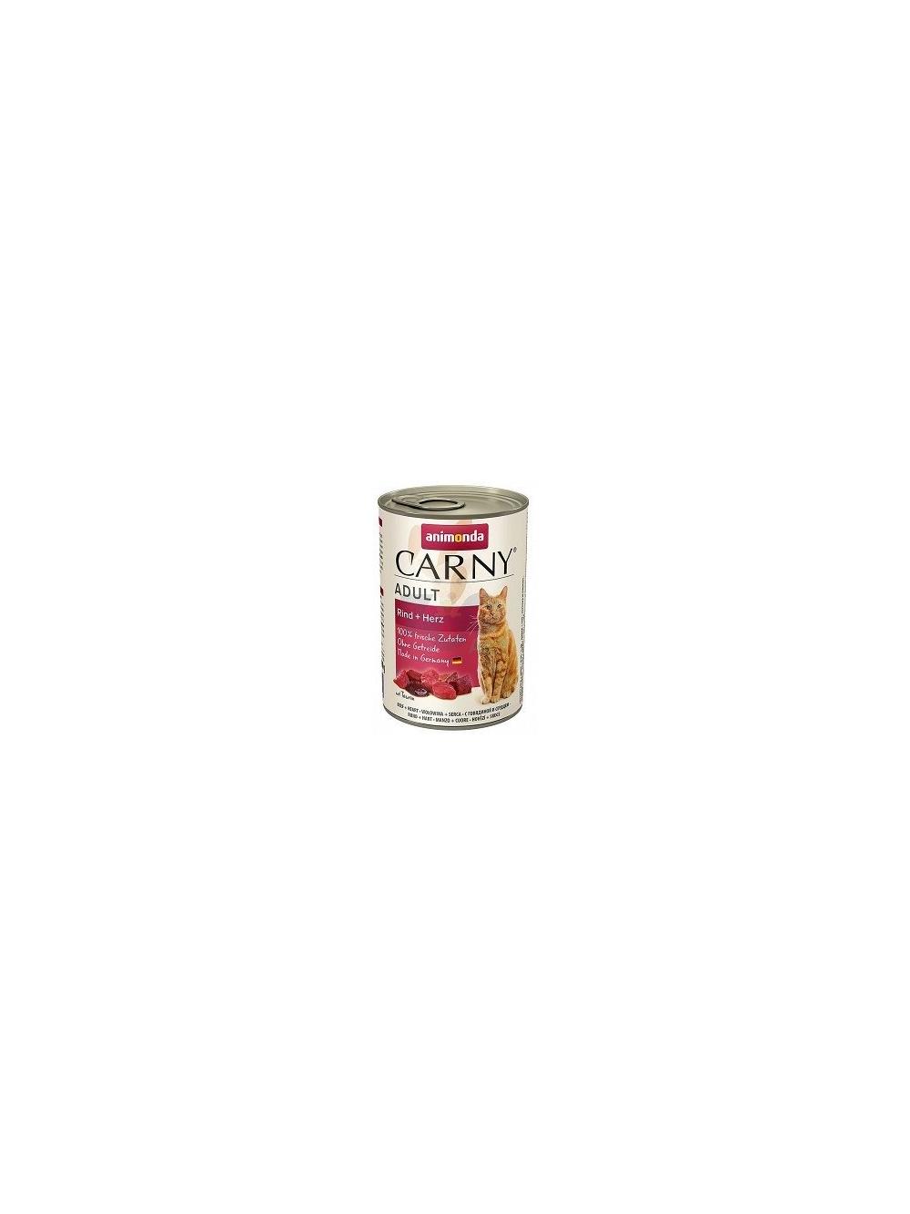 ANIMONDA Cat Carny Adult smak: wołowina i serca 12 x 400g