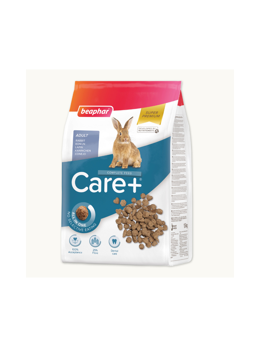BEAPHAR-Care+ Rabbit 1,5kg - karma Super Premium dla królików