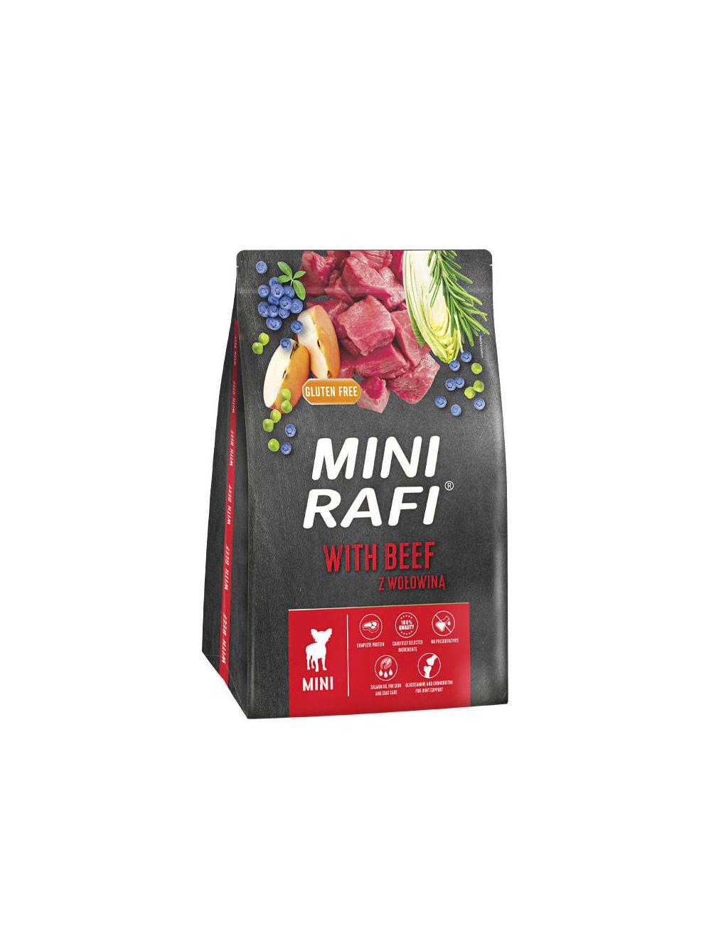DOLINA NOTECI Rafi Mini  karma sucha dla psa z wołowiną 3kg