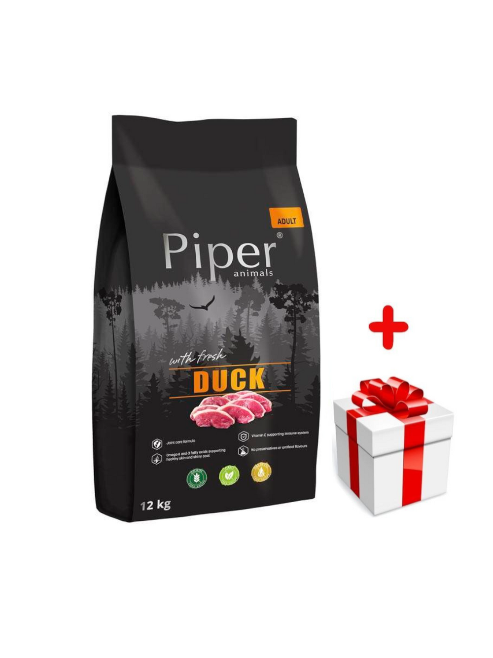 DOLINA NOTECI Piper Animals z kaczką 12kg  + niespodzianka dla psa GRATIS!