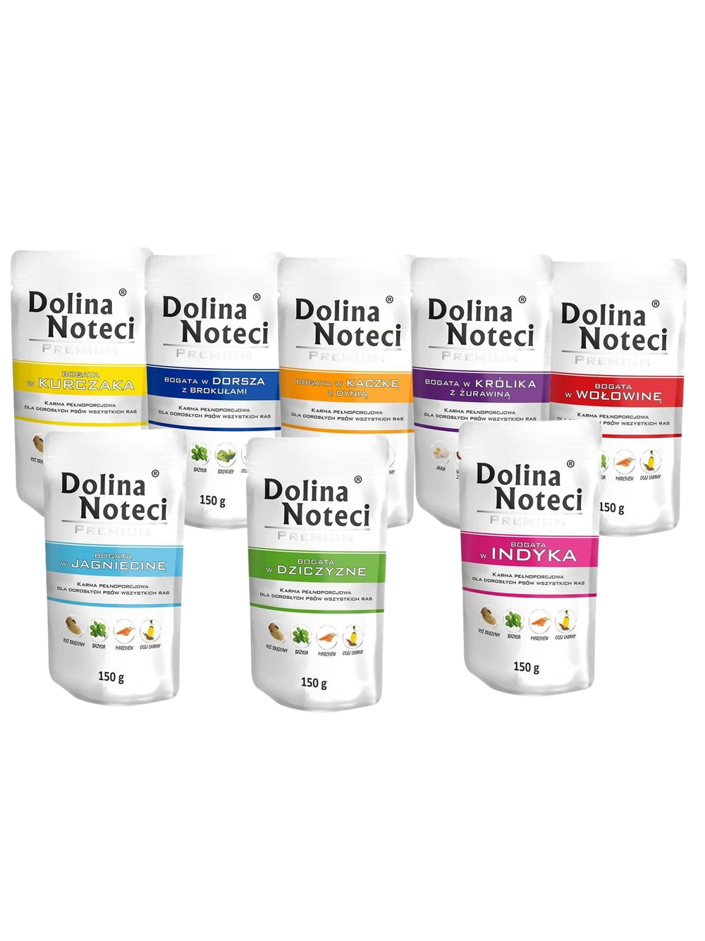 Dolina Noteci Premium mix smaków 10x150g