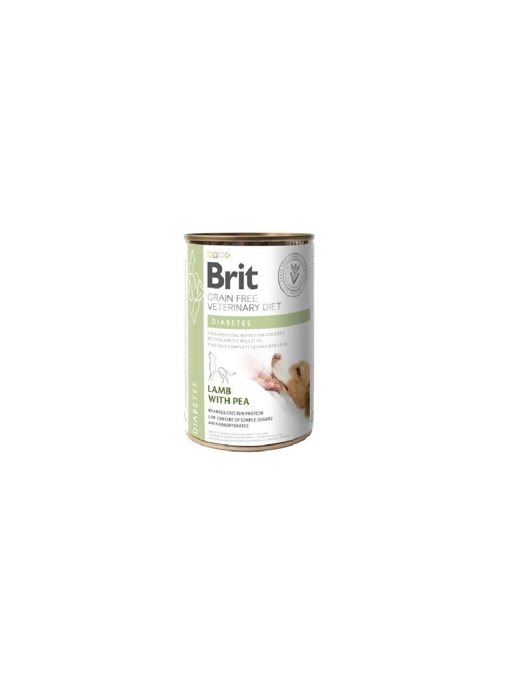 BRIT GF Veterinary Diets Dog Diabetes 12x400g - karma mokra dla psa