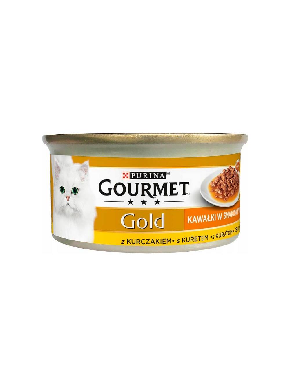 Purina Gourmet Gold Sauce Delight z kurczakiem 12x85g