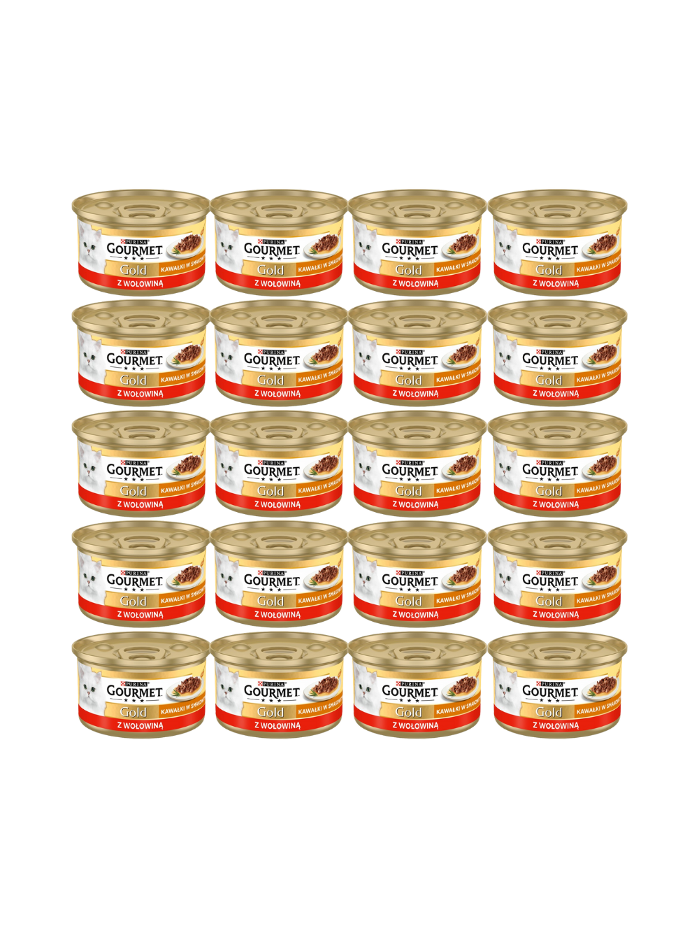 Purina Gourmet Gold Sauce Delight z wołowiną 72x85g