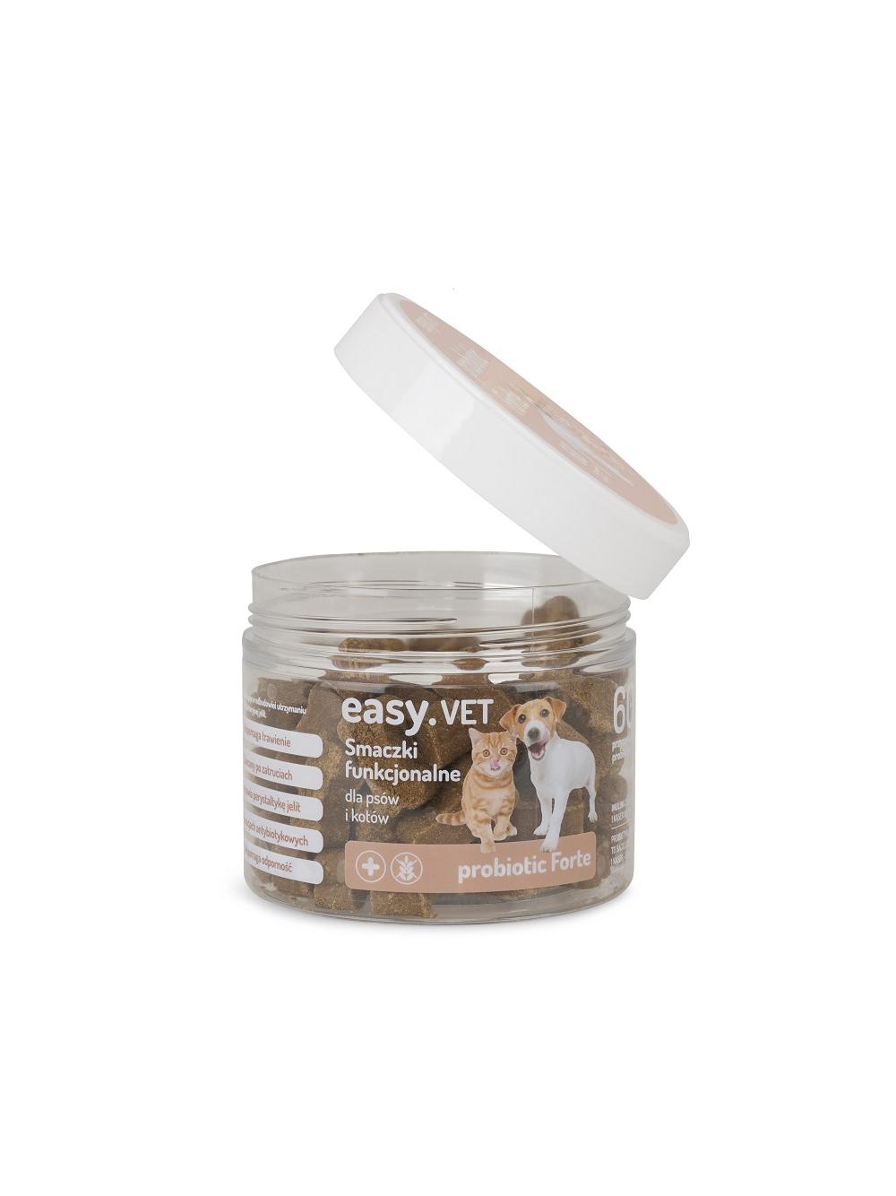 Easy.VET Smaczki funkcjonalne Probiotic forte dla psów i kotów 180g
