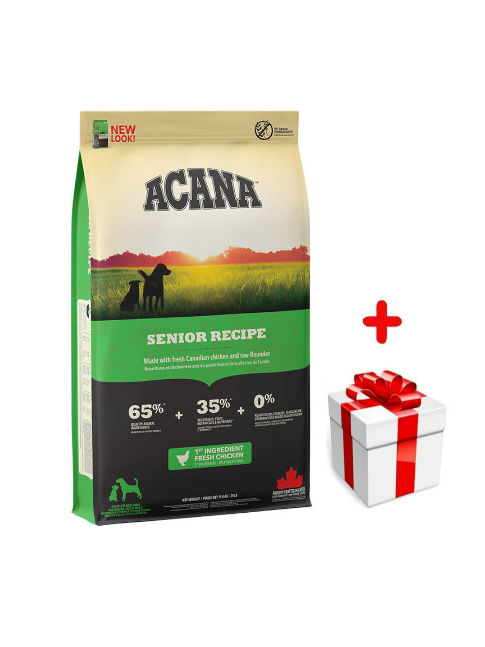 ACANA Senior Dog 11,4kg + niespodzianka dla psa GRATIS!