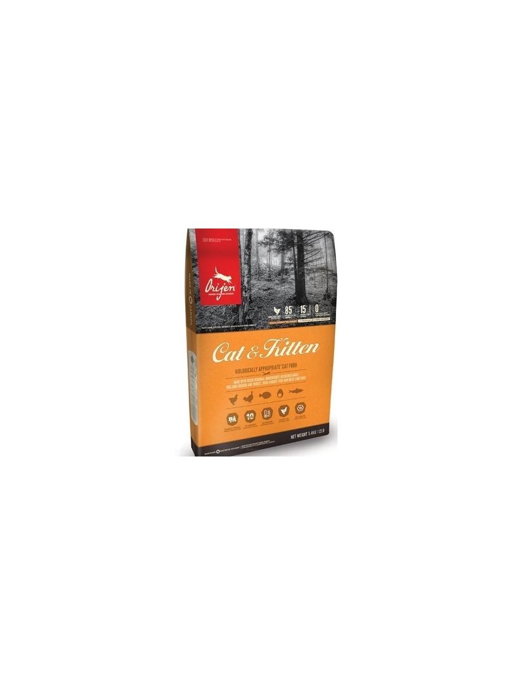 ORIJEN Original Cat 17kg+ niespodzianka dla kota GRATIS!