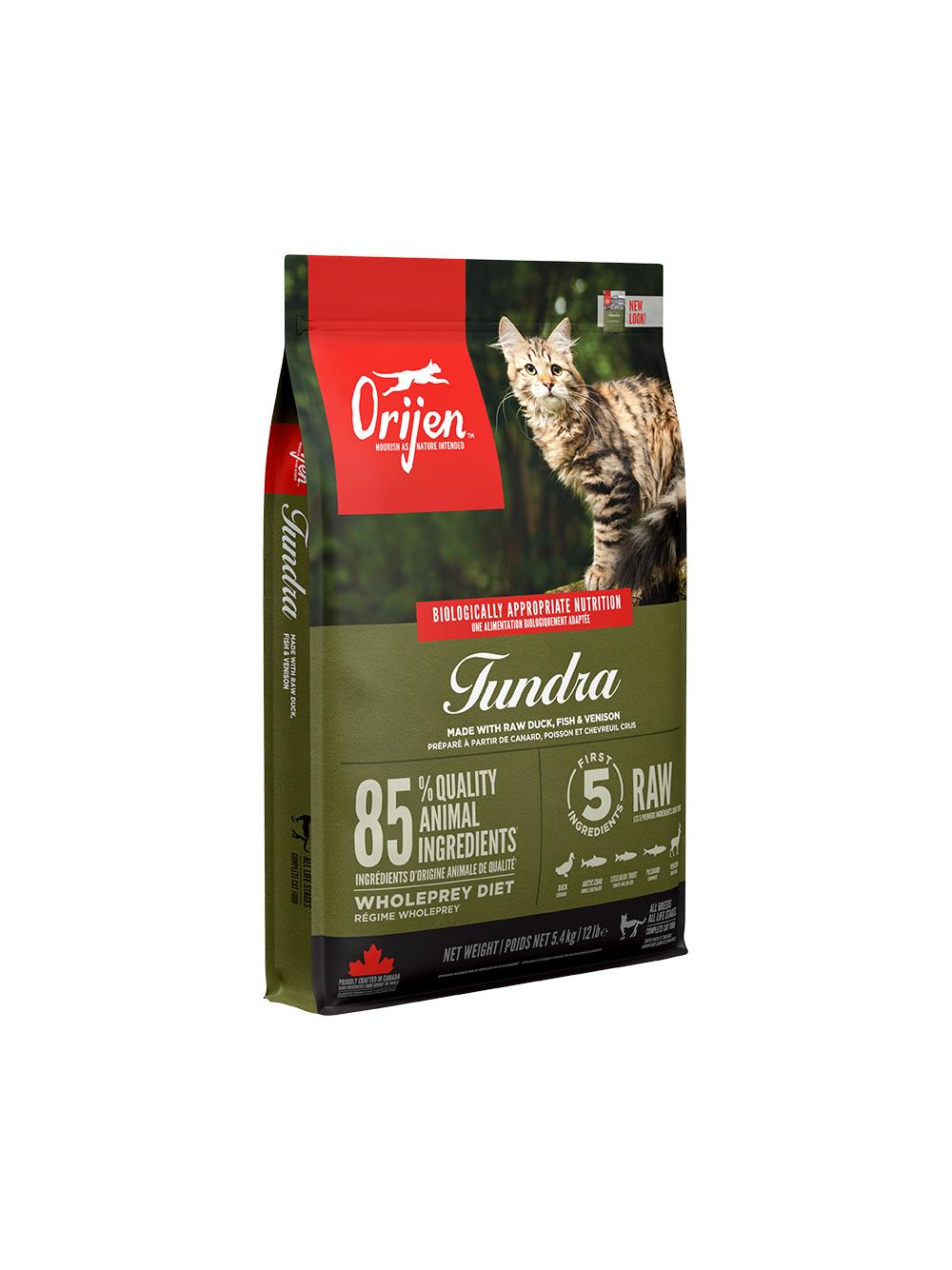 ORIJEN Tundra Cat 5,4kg + niespodzianka dla kota
