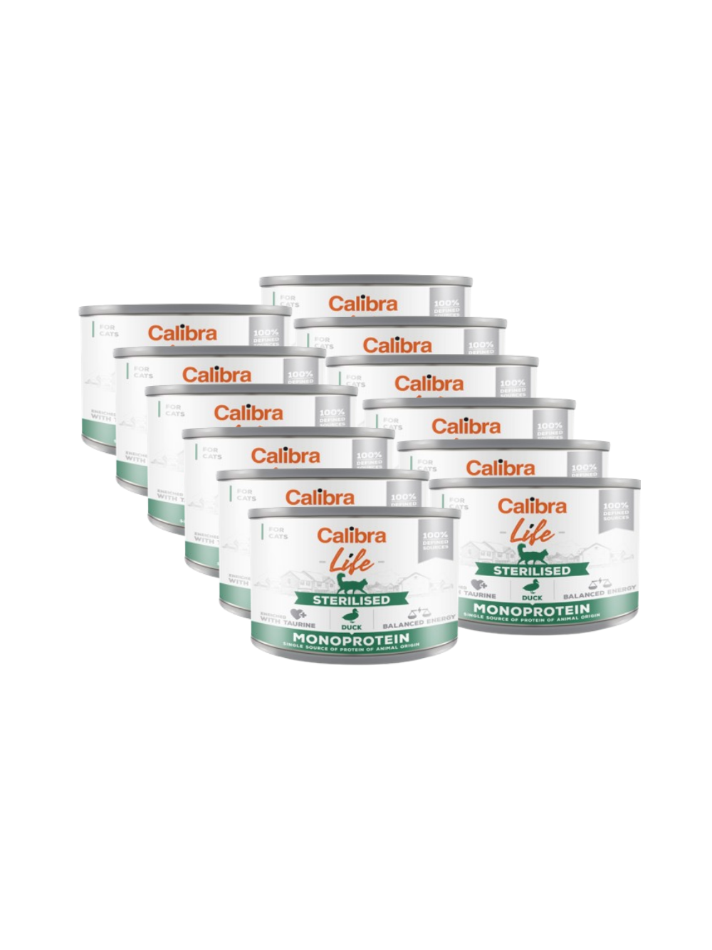 CALIBRA Cat Life Sterilised Duck 12x200g