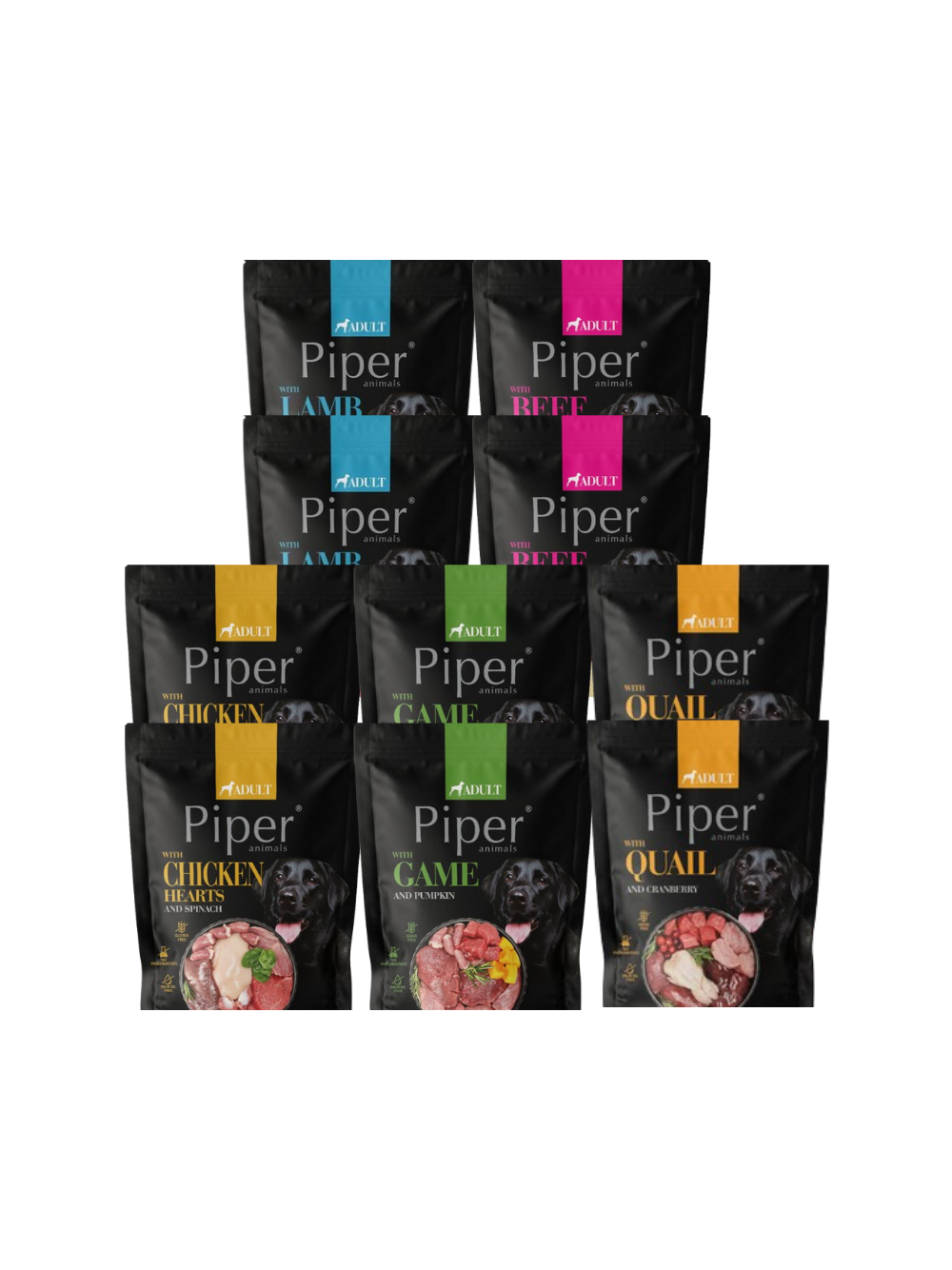 DOLINA NOTECI Piper dla psa Mix Smaków 10x 500g