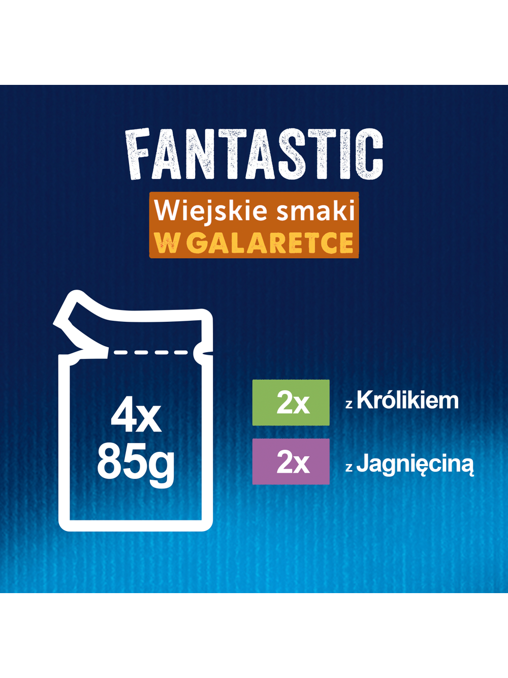 FELIX Wiejskie Smaki w galaretce z królikiem i jagnięciną 12x(4x85g)